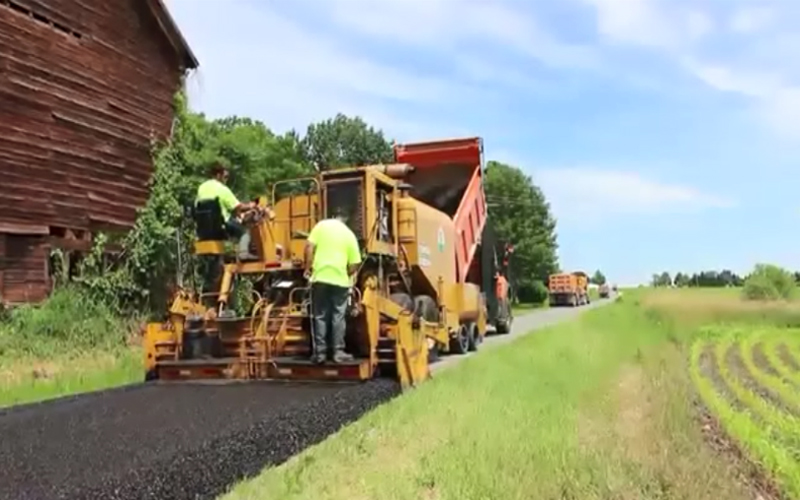 Demo Of Road Payment With The Bond Chemicals Epoxy Bitumen